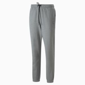 Pivot EMB Men's Basketball Sweatpants, Light Gray Heather-Light Gray Heather