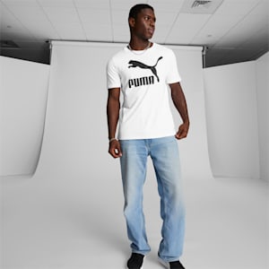 Puma Men White Solid High Neck Lite_L S MN T-shirt