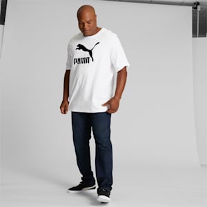 Camiseta con logo Classics Tee BT para hombre, Puma White-Puma Black