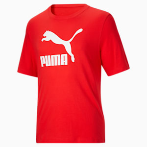 Camiseta con logo Classics Tee BT para hombre, High Risk Red-Puma White