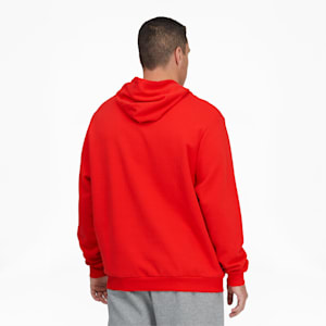 Classic Men's Logo Hoodie FL BT, High Risk Red-Puma White
