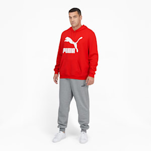 Classic Men's Logo Hoodie FL BT, High Risk Red-Puma White