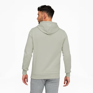 Classics Men's Logo Hoodie FL, Spring Moss-Puma White, extralarge