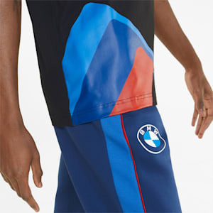 メンズ BMW MMS ステートメント 半袖 Tシャツ, Cotton Black