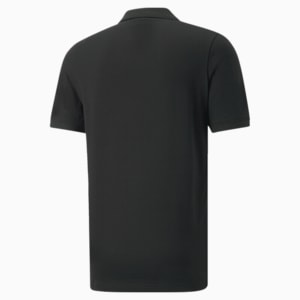 Scuderia Ferrari Style Jacquard Men's Polo Shirt, Puma Black