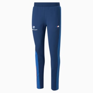 BMW M Motorsport Slim Fit Men's Sweatpants, Estate Blue-M color, extralarge-IND