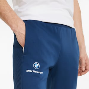 BMW M Motorsport Slim Fit Men's Sweatpants, Estate Blue-M color, extralarge-IND