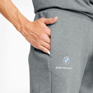 BMW M Motorsport Men's Sweat Shorts, Medium Gray Heather, extralarge