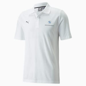 メンズ BMW MMS ジャカード ポロ, Puma White