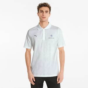 メンズ BMW MMS ジャカード ポロ, Puma White