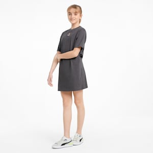 キッズ ガールズ Tシャツ ドレス 104-152cm, Asphalt