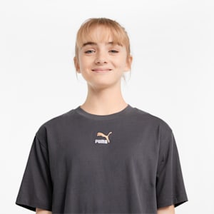 キッズ ガールズ Tシャツ ドレス 104-152cm, Asphalt