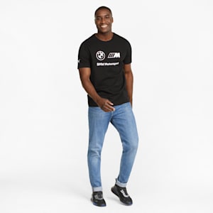 BMW M Motorsport Logo Men's Tee, Cotton Black
