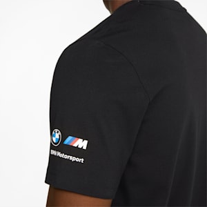 BMW M Motorsport Logo Men's Tee, Cotton Black