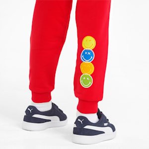PUMA x SMILEYWORLD T7 Kids' Track Pants, High Risk Red