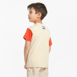 キッズ PUMA x TINYCOTTONS カラーブロック 半袖 Tシャツ 104-152cm, Anise Flower