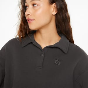 Infuse Fashion Polo Women's Sweatshirt, Puma Black