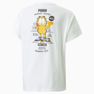 T-shirt graphique PUMA x GARFIELD, enfant, Blanc Puma