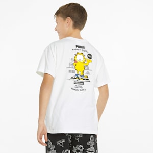 T-shirt graphique PUMA x GARFIELD, enfant, Blanc Puma