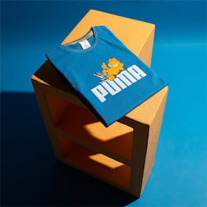 PUMA x GARFIELD Youth T-shirt, Vallarta Blue