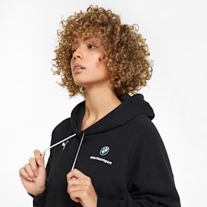 BMW M Motorsport Women's Hoodie, Cotton Black, extralarge