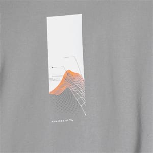 Chrome Roads Graphic Men's T-shirt, Steel Gray