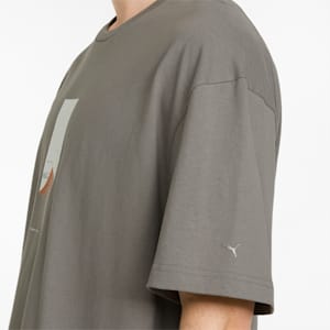 Chrome Roads Graphic Men's T-shirt, Steel Gray