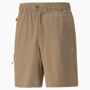ユニセックス MMQ シアサッカー ショーツ, Tiger's Eye