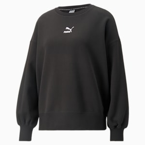 Classics Oversized Crew Women's Sweatshirt, Puma Black