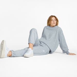 Pantalones Classics Relaxed para mujer, Light Gray Heather