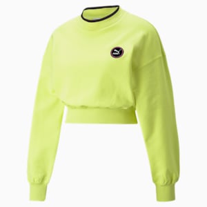 ウィメンズ SWXP クルーネック スウェット TR, Lemon Sherbert