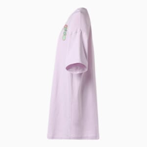 ウィメンズ ダウンタウン DOWNTOWN グラフィック Tシャツ ドレス, Lavender Fog