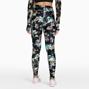 Crystal Galaxy Printed High Women's Leggings, Puma Black