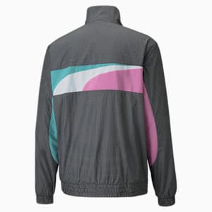Chamarra de tejido plano SWxP para hombre, Puma Black