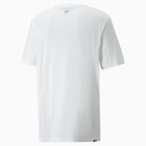 メンズ ダウンタウン DOWNTOWN グラフィック 半袖 Tシャツ, Puma White
