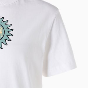 メンズ ダウンタウン DOWNTOWN グラフィック 半袖 Tシャツ, Puma White