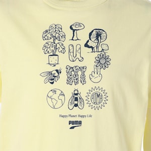 メンズ ダウンタウン DOWNTOWN グラフィック 半袖 Tシャツ, Anise Flower