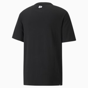 メンズ ダウンタウン DOWNTOWN グラフィック 半袖 Tシャツ, Puma Black-Shell Pink