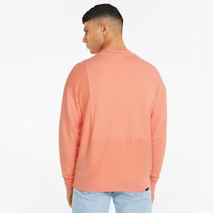 メンズ ダウンタウン DOWNTOWN クルーネック スウェット TR, Peach Pink
