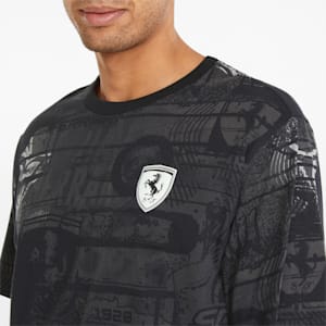 Scuderia Ferrari Race Printed Men's T-shirt, Puma Black