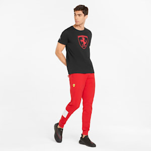 Scuderia Ferrari Race Tonal Shield Men's T-shirt, Puma Black, extralarge-IND