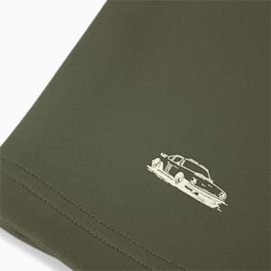 Pantalones deportivos Porsche Legacy T7 para hombre, Dark Green Moss