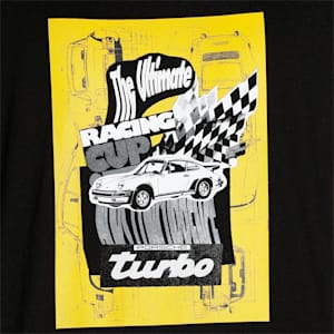 Porsche Legacy Graphic Men's T-shirt, Puma Black