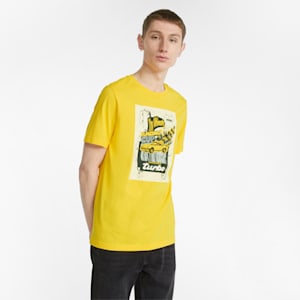 Porsche Legacy Graphic Men's T-shirt, Lemon Chrome