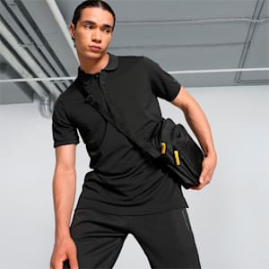 Porsche Design Men's Regular Fit Polo T-shirt, PUMA Black, extralarge-IND