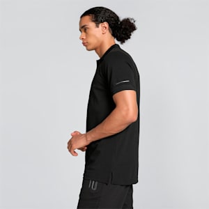 Porsche Design Men's Regular Fit Polo T-shirt, PUMA Black, extralarge-IND