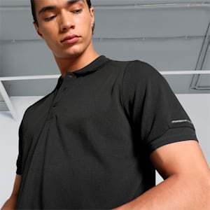 Porsche Design Men's Regular Fit Polo T-shirt, PUMA Black, extralarge-IND