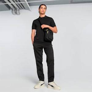 Porsche Design Men's Regular Fit Polo T-shirt, PUMA Black, extralarge-IND