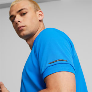 Porsche Design Men's Regular Fit Polo T-shirt, Ultra Blue, extralarge-IND