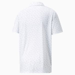 MATTR Pollination Men's Golf Polo Shirt, Bright White-High Rise